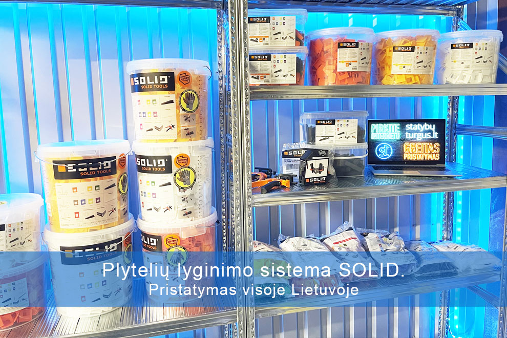 Plytelių lyginimo sistema SOLID